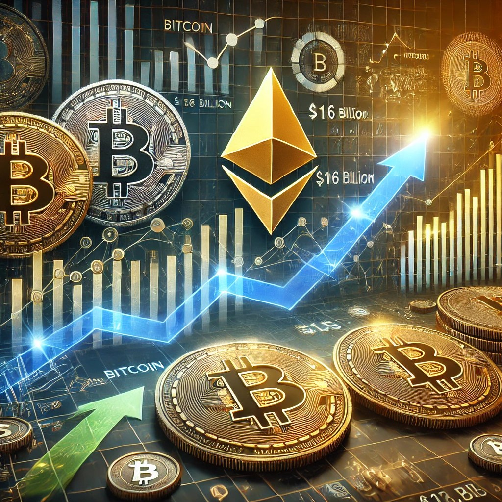 DALL·E-2024-11-11-14.26.26-A-digital-illustration-highlighting-the-surge-of-Bitcoin-and-Ethereum-inf.jpeg